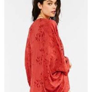 Kimchi Blue Burnt Orange Kimono